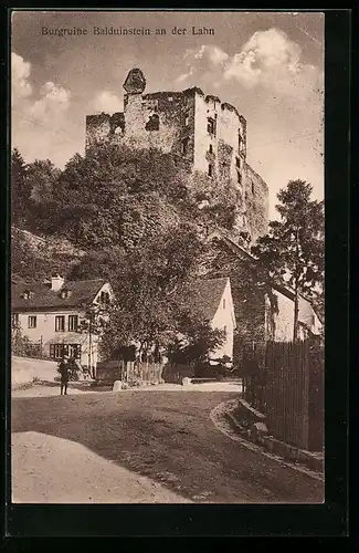 AK Balduinstein an der Lahn, Burgruine Balduinstein