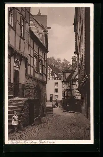 AK Montjoie / Monschau, Blick in die Kirchstrasse