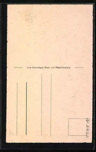 AK Gelnhausen, Marienkirche, Inneres v. Westen