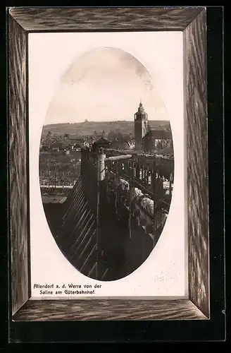 Präge-AK Allendorf a. d. Werra, Saline am Güterbahnhof