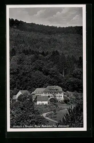 AK Fränkisch-Crumbach, Gasthaus Pension Ruine Rodenstein