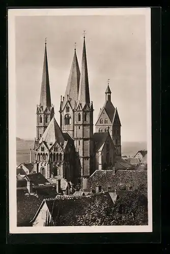 AK Gelnhausen, Marienkirche von Nordost