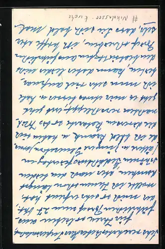 AK Berlin-Nikolassee, Kirche bei Sonnenschein