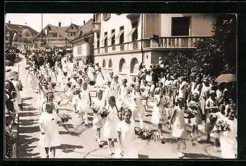 Foto-AK Herisau, Kinderfest 1926