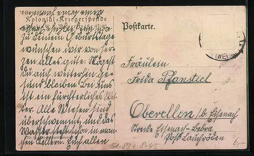 AK Diamantgewinnung in den deutschen Kolonien