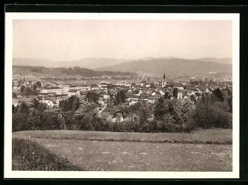 AK Zofingen, Ortsansicht vom Heiternplatz aus