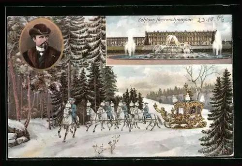 AK Herrenchiemsee, Ludwig II. und sein Schloss