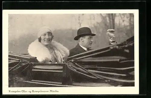 AK Kronprins Olav og Kronprinsesse Märtha von Norwegen