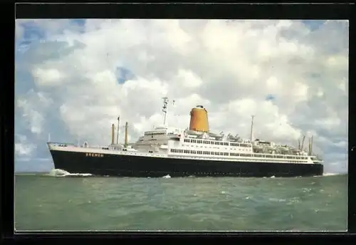 AK Passagierschiff T.S. Bremen, Flagship of North German Lloyd