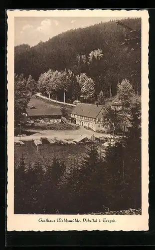 AK Pöbeltal i. Erzgeb., Gasthaus Wahlsmühle