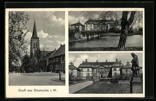 AK Diestedde, Ortspartien, Kirche