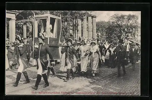 AK Kassel, Kulturhistorischer Festzug zur Tausendjahrfeier der Residenzstadt 1913