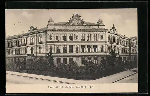 AK Freiburg i. B., Lazarett in der Hildaschule
