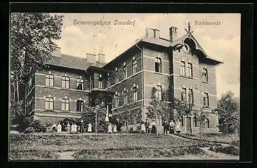 AK Jonsdorf, Genesungshaus, Vorderansicht