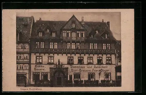 AK Braunschweig, Gasthof Stegers Mummehaus