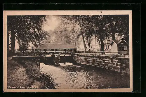 AK Zweibrücken, Blick zur Schleuse