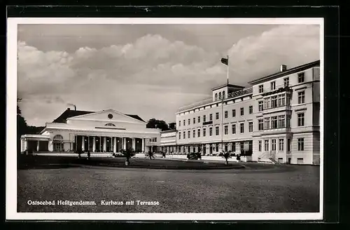 AK Heiligendamm /Ostsee, Kurhaus mit Terrasse