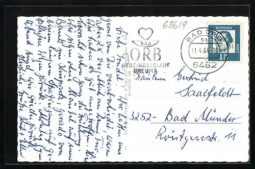 AK Bad Orb /Spessart, Sanatorium Pfeiffer-Krug