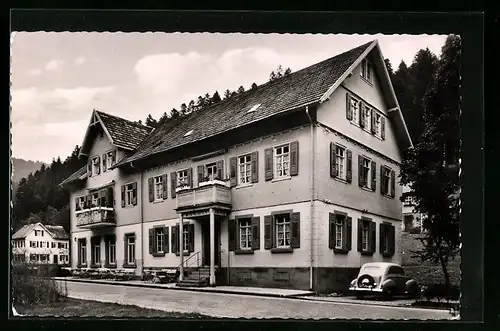 AK Bad Rippoldsau /Schwarzwald, Hotel Rosengarten, Bes. Geschw. Glockner