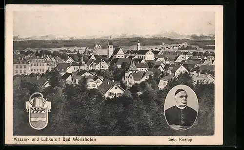 AK Bad Wörishofen, Ortsansicht