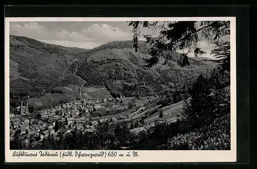 AK Todtnau /südl. Schwarzwald, Blick auf den Ort