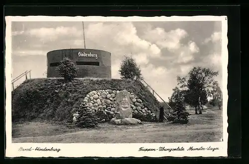 AK Munster-Lager, Truppen-Übungsplatz, Stand-Hindenburg