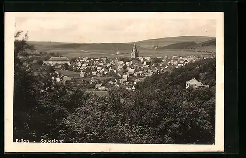 AK Brilon /Sauerland, Ortsansicht aus der Ferne