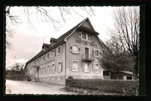 AK Ödsbach, Blick zum Gasthof grüner Baum