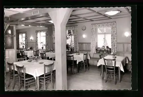 AK Ödsbach, Gasthof grüner Baum, Innenansicht