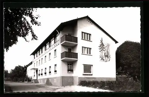 AK Ödsbach, Blick auf d. Gasthaus z. grünen Baum