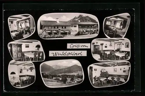 AK Winkl bei Fischbachau, Gasthaus Winklstüberl, Totalansicht