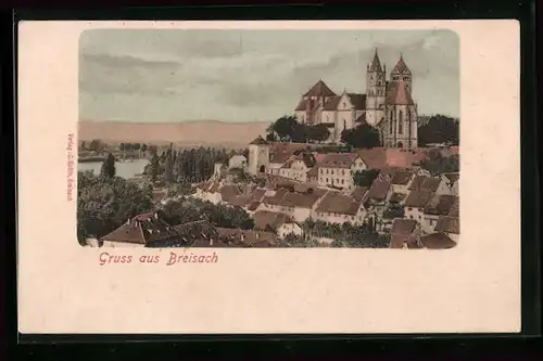 AK Breisach, Ortsansicht mit Blick auf das Schloss