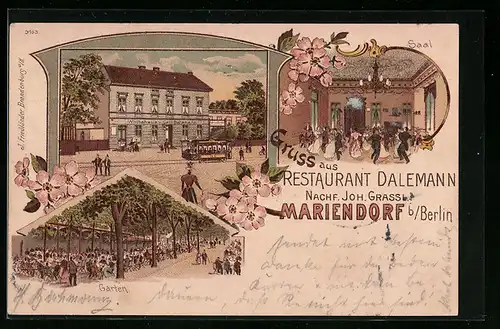 Lithographie Berlin-Mariendorf, Restaurant Dalemann