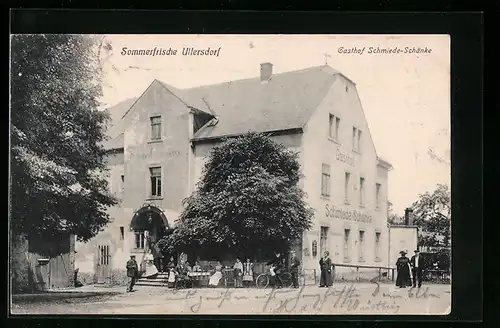 AK Ullersdorf, Gasthof Schmiede-Schänke