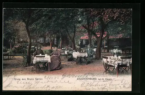 AK Leuchtenburg, Gasthaus Bruns Garten