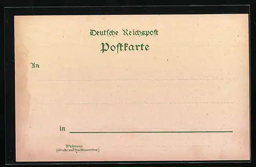 Lithographie Kappelrodeck, Handlung von August Roth, Teilansicht