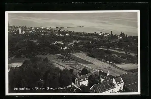 AK Immenstaad a. B., Fliegeraufnahme des Ortes