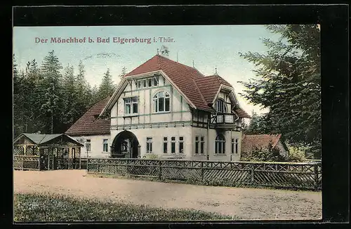 AK Bad Elgersburg i. Thür., Gasthaus Mönchhof