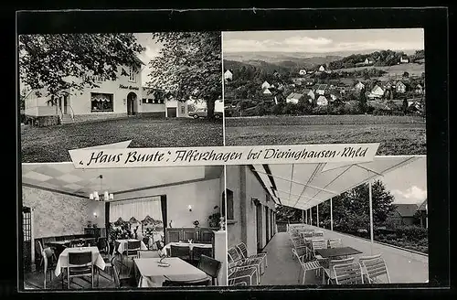 AK Alferzhagen b. Dieringhausen, Restaurant-Pension Haus Bunte