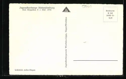 AK Hohenlimburg, Jugendherberge