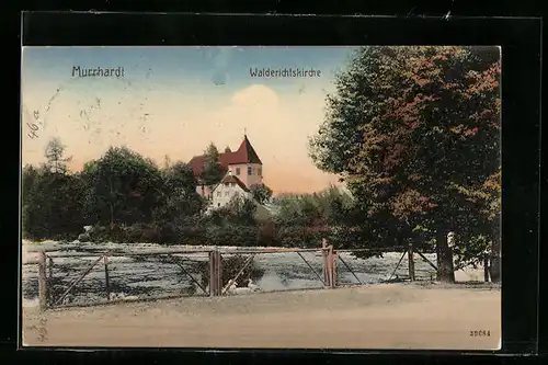 AK Murrhardt, Blick zur Walderichtskirche