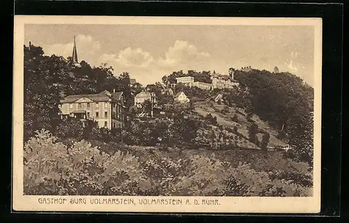 AK Volmarstein a. d. Ruhr, Gasthof Burg Volmarstein