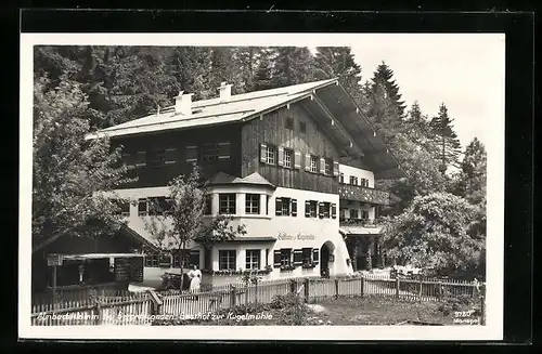 AK Almbachklamm bei Berchtesgaden, Gasthof zur Kugelmühle