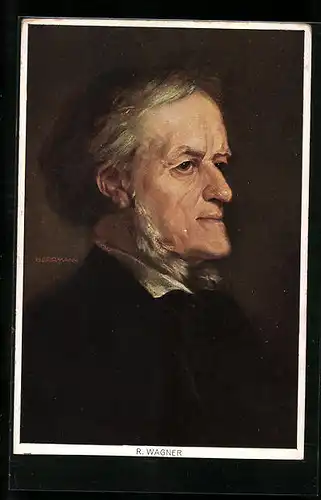 Künstler-AK Portrait Richard Wagner