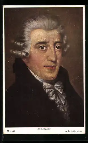 AK Joseph Haydn, Portrait des Komponisten