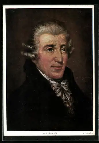 Künstler-AK J. Haydn, Portrait des Komponisten