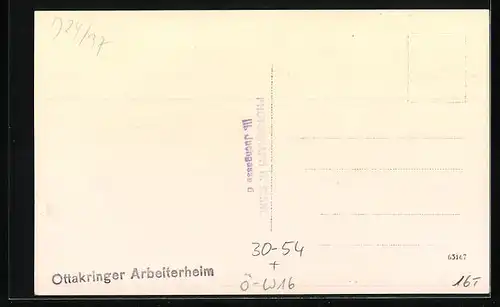AK Wien-Ottakring, Beschossenes Arbeiterheim, Konsum Genossenschaft Wien
