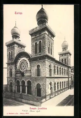AK Torino, Tempio Israelitico, Synagoge