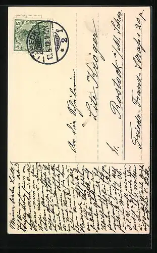 AK Idyllische Landschaft zu Pfingsten