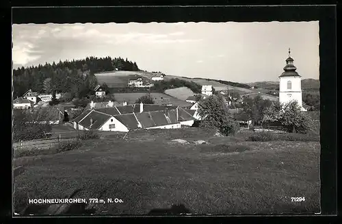 AK Hochneukirchen, Ortsansicht mit Kirche